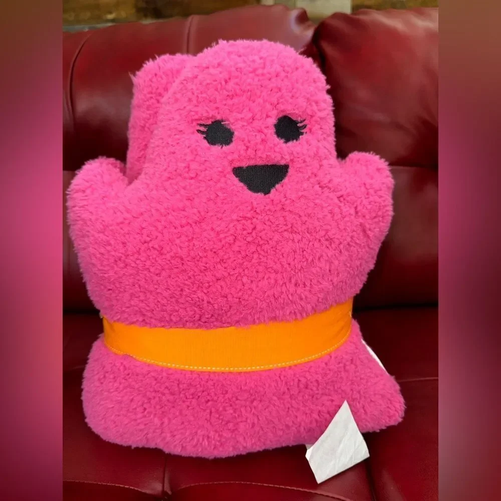 🎃 NOVOGRATZ Halloween Pink Ghost Pillow Set  Girl & Boy Plush–Limited Edition 🎃